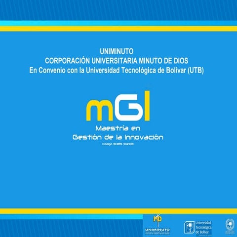 Maestria en gestion de la innovación uniminuto