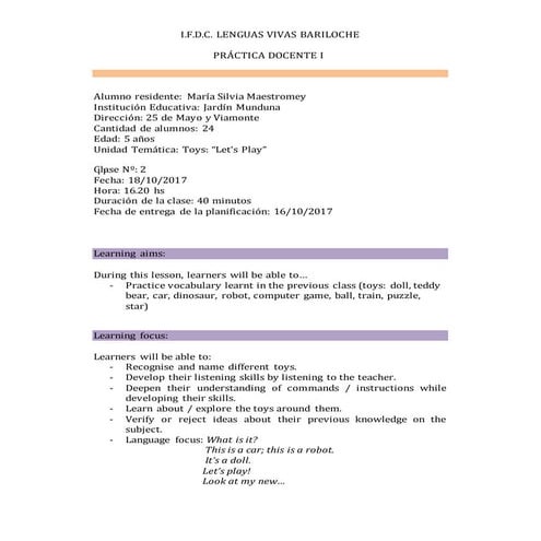 Maestromey   PD1 - Lesson 2