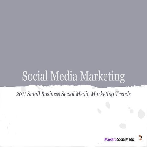 MaestroSocialMedia2011survey