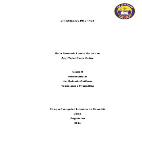 Errores De Internet