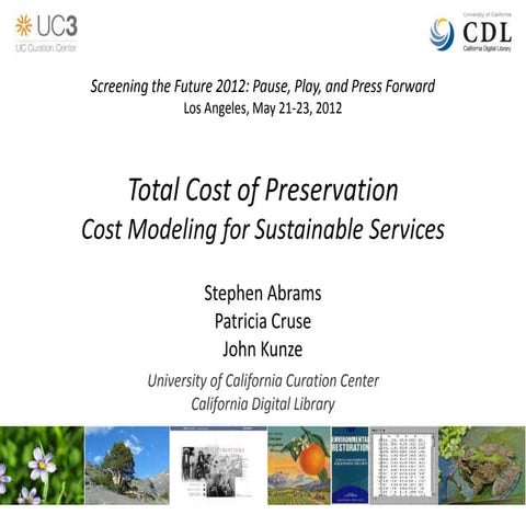 Screening the-future-uc3-cost-model