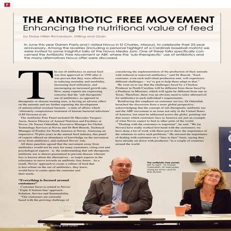 The antibiotic free movement - Enhancing the nutritional value of feed