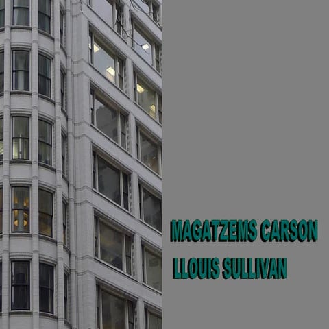 SULLIVAN: MAGATZEMS CARSON 