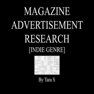 Magazine advertisement research