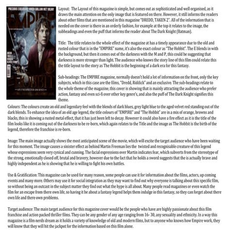 Annotations of existing horror movie posters | PPTX