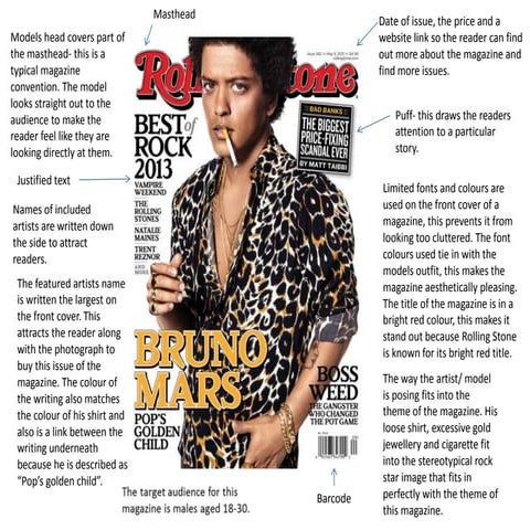 Music magazine analysis