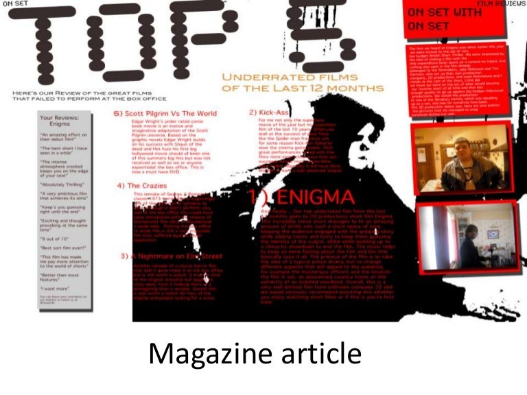 Newspaper article analysis assignment image