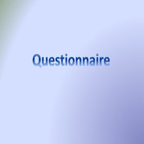 Questionnaire