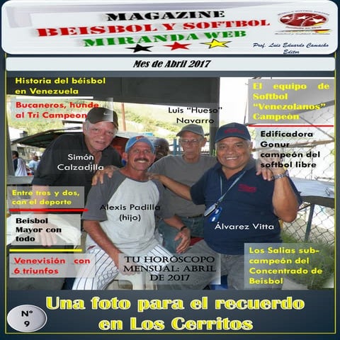 Magazine beisbol y softbol miranda abril 2017