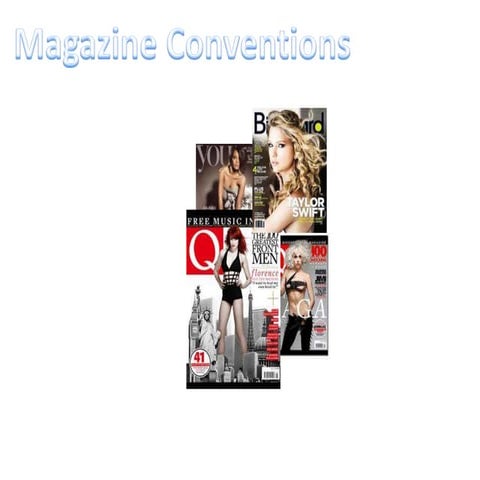 Magazine conventions | PPTX
