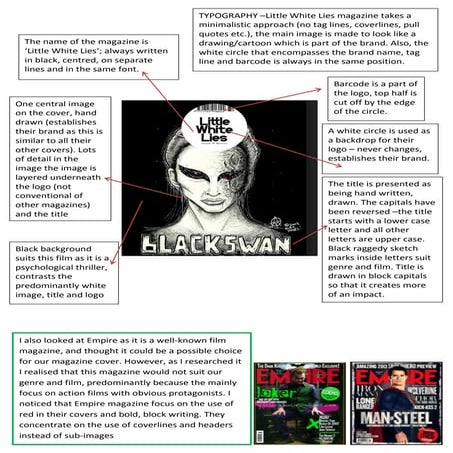 Magazine cover research  2