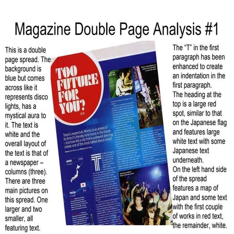 Magazine Double  Page Analysis