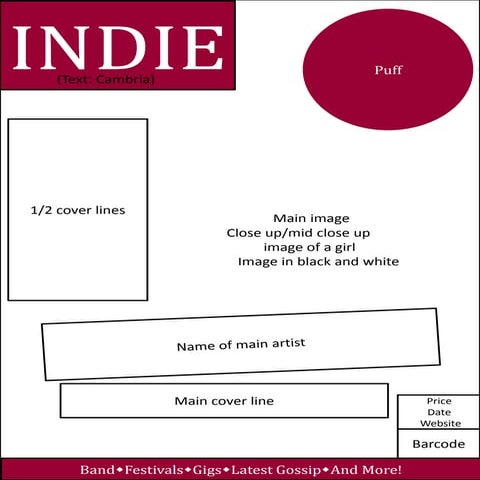 Front Cover and Contents Page drafts