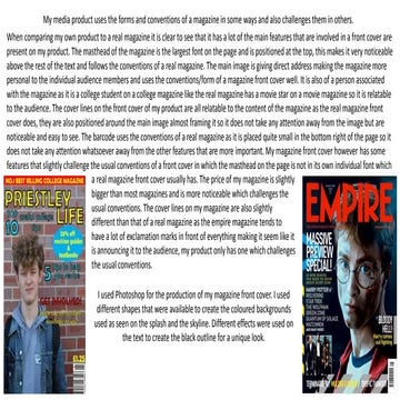 Magazine evaluation