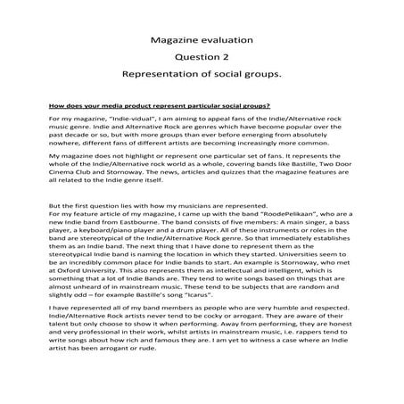 Mise en-scene for hip-hop and rap music magazines | DOCX
