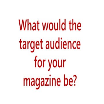 Magazine evaluation q4 &amp; 5
