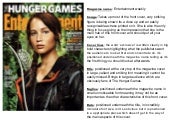 Magazine front cover analysis