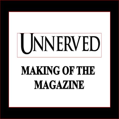 making of my horroMagazine making