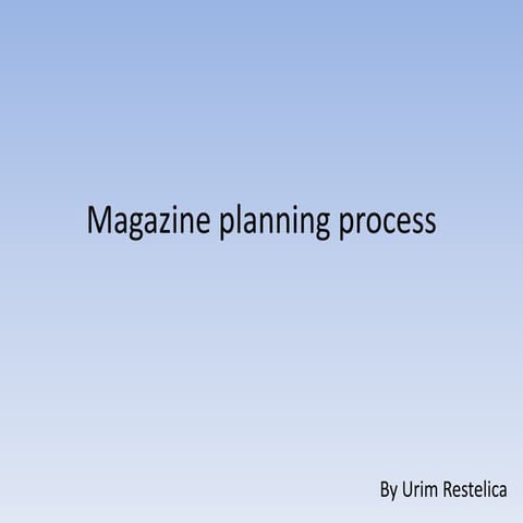 Film magazine name pp | PPTX