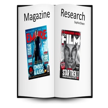 Magazine research  sophie dixon