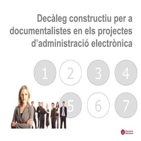 Magda Lorente - Decàleg constructiu per a documentalistes en els projectes d’...