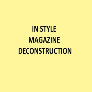 Magazine deconstruction 2