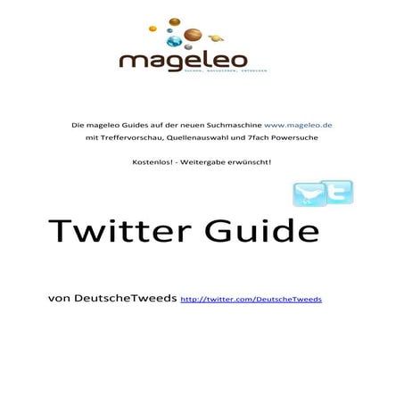 Mageleo Twitter Guide
