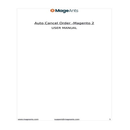 Magento 2 Auto Cancel Order