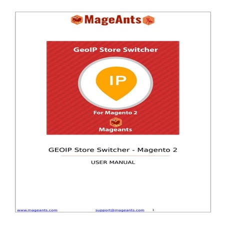 Magento 2 GeoIp Store Switcher