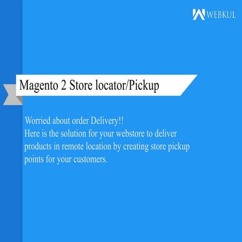 Magento 2 store locator