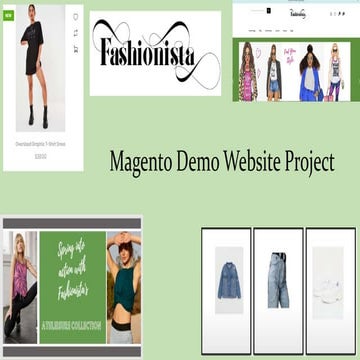 Magento demo website
