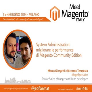 System Administration: migliorare l...