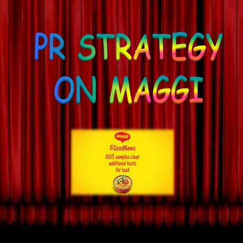 A case study on Maggi crisis