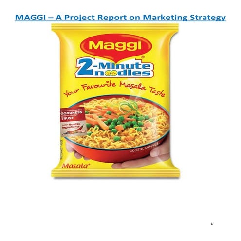 Maggi   marketing strategy