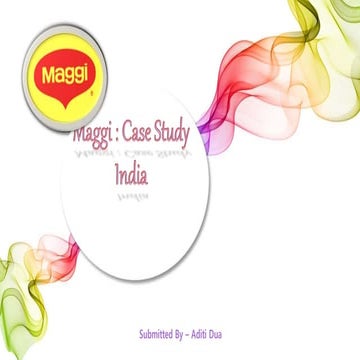 Maggi case study