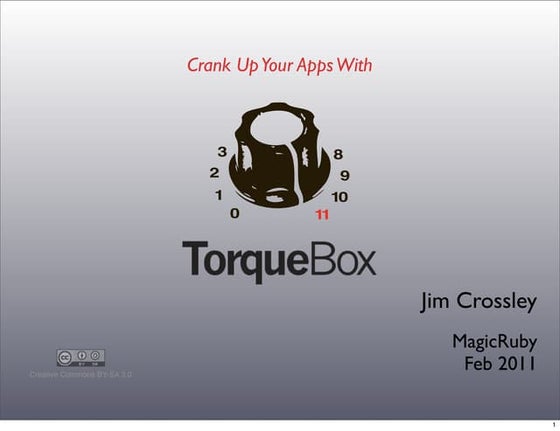 Crank Up Your Apps With TorqueBox