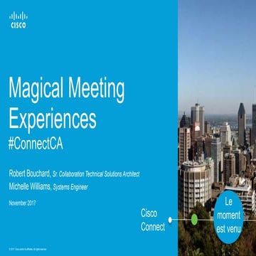 Magical meeting experiences 