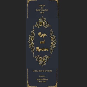 Magic and Monsters - The Comics, Cartoons and Fantasy Quiz