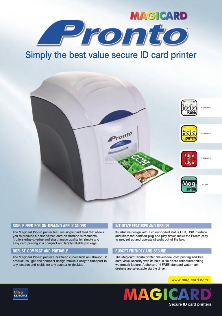 magicard pronto driver