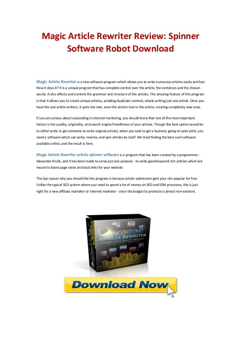 Article rewriter free image