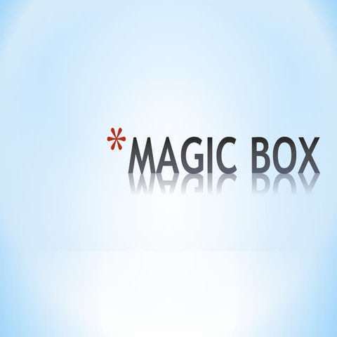 Magic boxoppositesandlistening