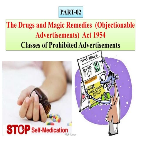 Prohibited Advertisements under the Drug & Magic remedies Act 1954