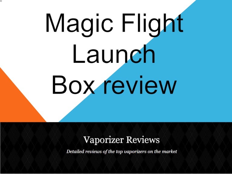 Magic flight launch