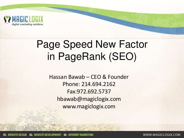pagerank speed