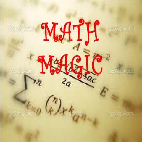 Magic math