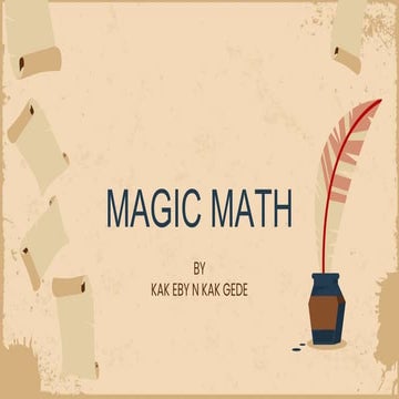 MAGIC MATH education for SD SMP SMA.pptx