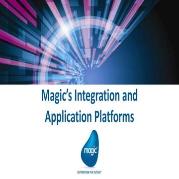 Magic Software  - Mobilidade e Integração