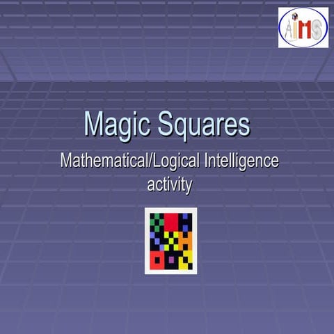 Magic squares