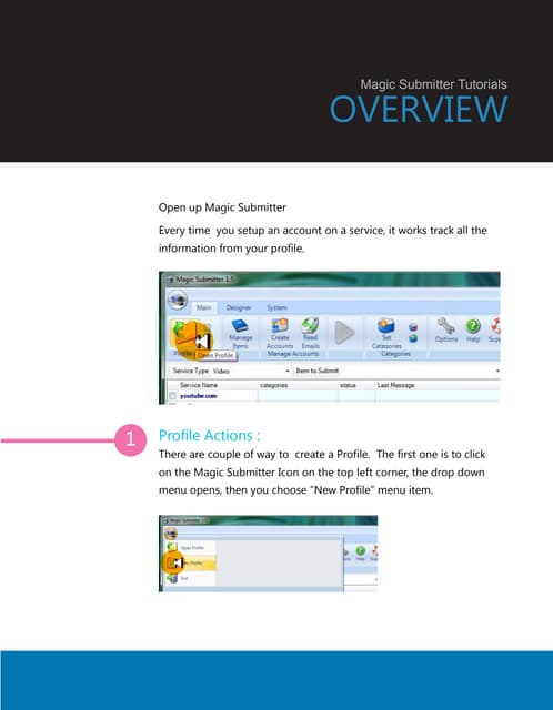 Magic Submitter Software Overview