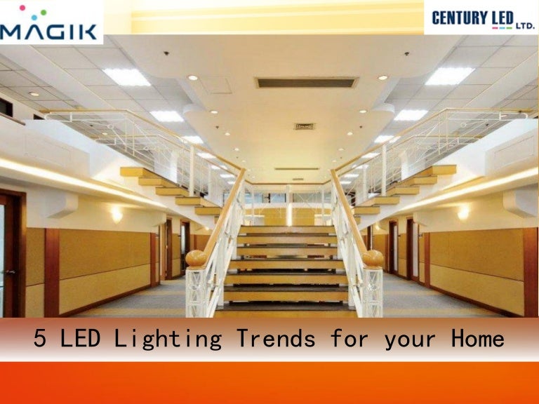 5 LED Lighting Trends for your Home